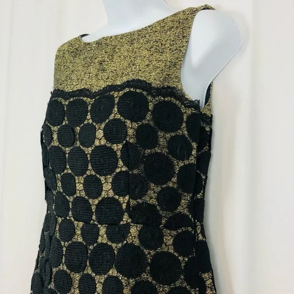 Milly Lace overlay sleeveless sheath mini dress 4 - Picture 10 of 16